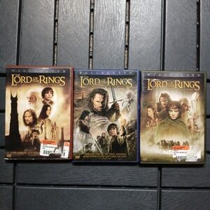 Lord of the Rings Collection DVD Complete Trilogy Fullscreen Widescreen 1-3! VG1